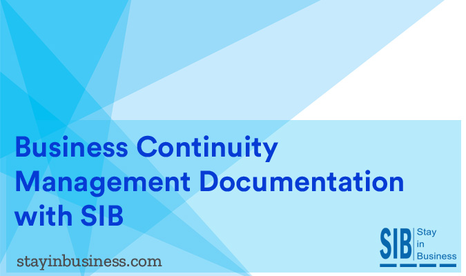 Business Continuity Managment Documentation with SIB