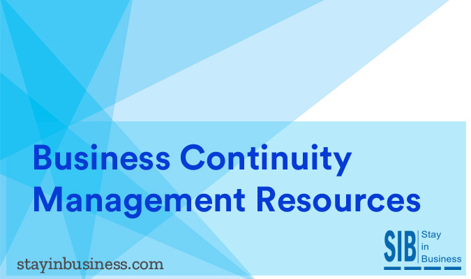 Business Continuity Management Resources