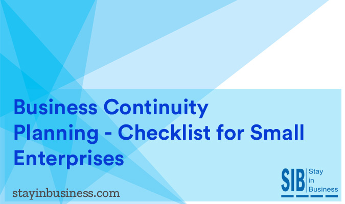 Business Continuity Planning Checklist for Small Enterprises