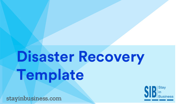 Disaster Recovery Template