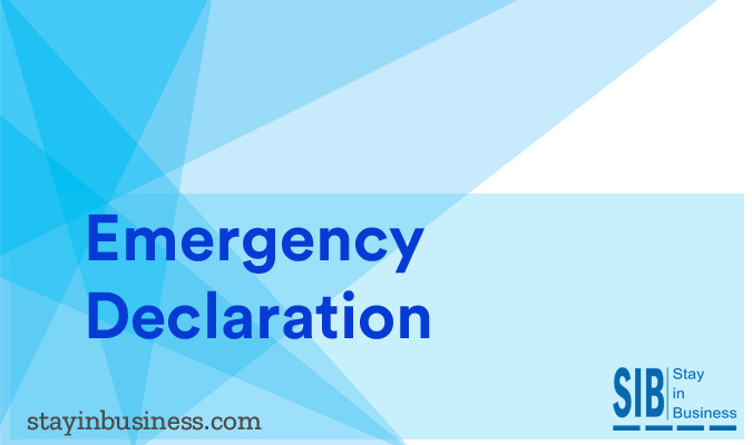 Emergency Declaration