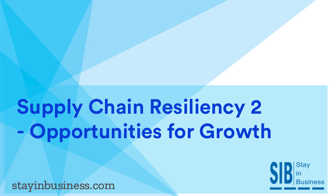 Supply Chain Resiliency 2 – Opportunities for Growth