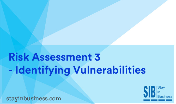 Risk Assessment 3 - Identifying Vulnerabilities