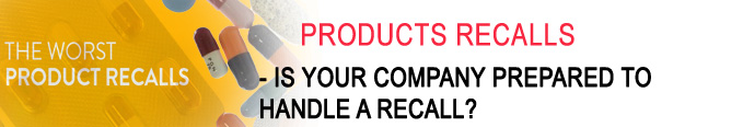 Environmental Disasters Product Recall